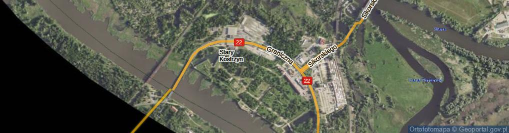 Zdjęcie satelitarne św. Klemensa ul.